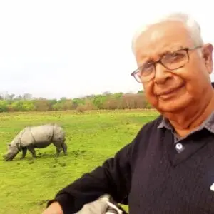 Robin Goswami  Retd HOD of English, Cotton University