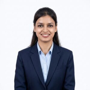 Create professional headshot on a white background from this attached photo 11 (2)